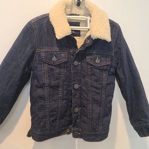 Toddler Sherpa Denim Jacket